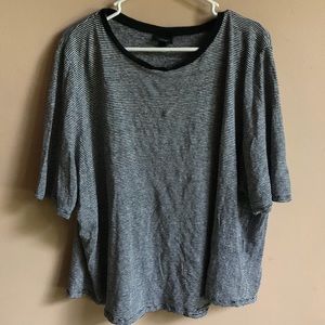 Black and White Striped T-Shirt